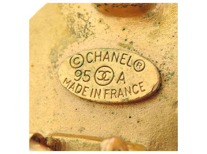 Orecchini a clip Chanel Coco Mark da donna Nero D'oro - vista 6