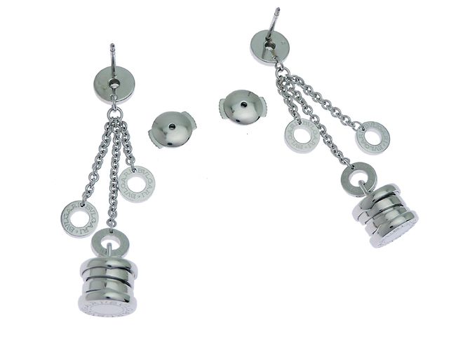 Bulgari Orecchini a lobo Bvlgari B.zero1 Element con diamante - vista 4