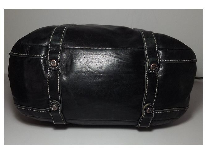 Autre Marque Francesco Biasia borsa a mano in pelle nera Nero - vista 14