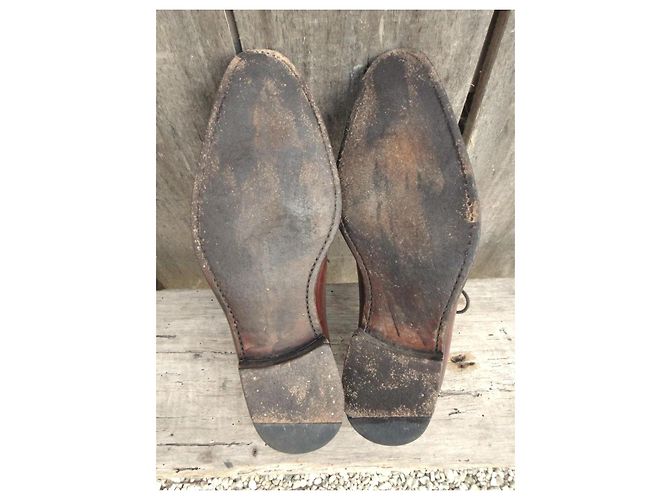 Autre Marque Marvin & Co Robert Oxford in pelle marrone - vista 5