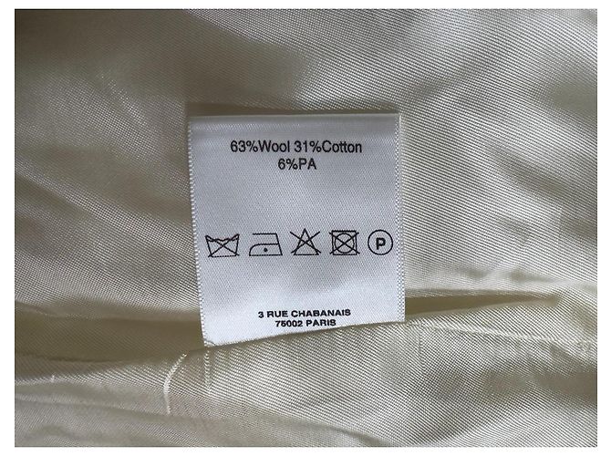 Autre Marque Elleme Paris Giacca Teddy bianca e verde scuro Bianco - vista 8