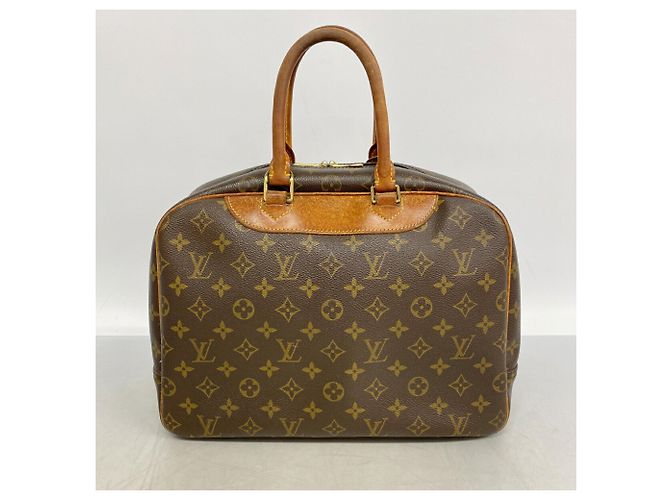 Borsa Louis Vuitton Monogram Deauville Marrone - vista 13
