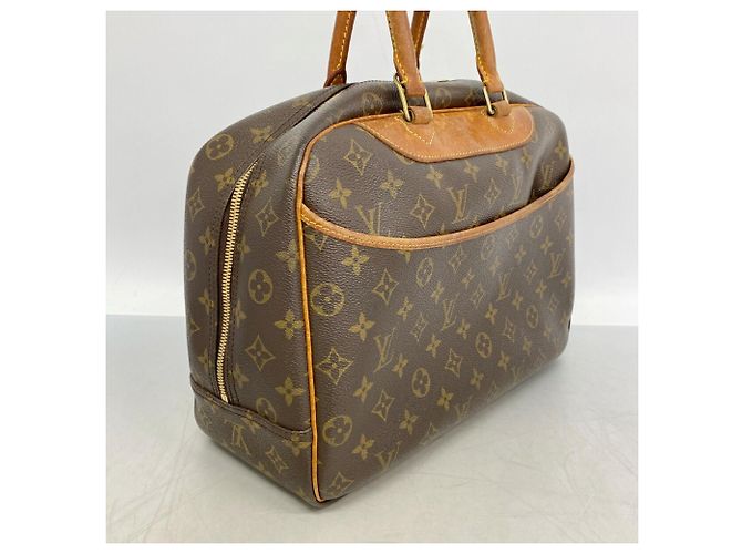 Borsa Louis Vuitton Monogram Deauville Marrone - vista 2