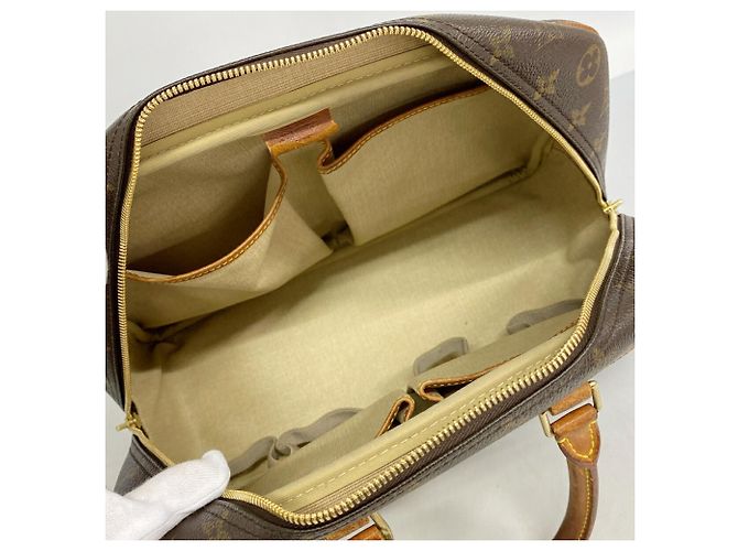 Borsa Louis Vuitton Monogram Deauville Marrone - vista 4