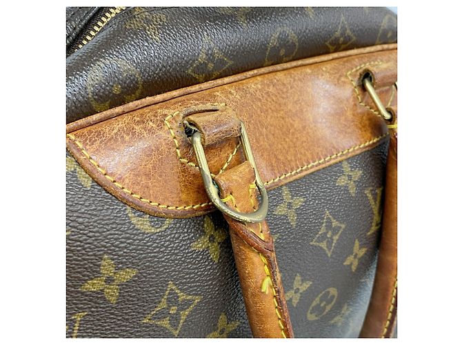 Borsa Louis Vuitton Monogram Deauville Marrone - vista 7