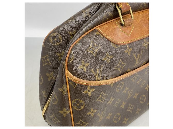 Borsa Louis Vuitton Monogram Deauville Marrone - vista 8