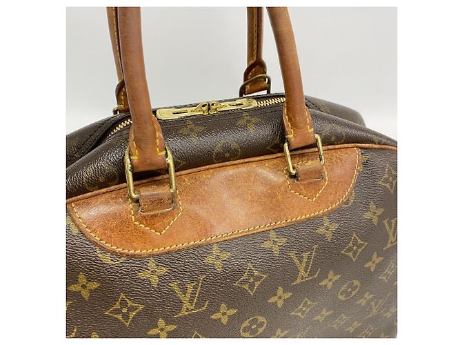 Borsa Louis Vuitton Monogram Deauville Marrone - vista 9