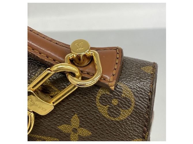 Borsa Louis Vuitton Monogram Monceau 28 Marrone - vista 11
