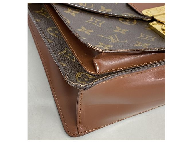 Borsa Louis Vuitton Monogram Monceau 28 Marrone - vista 6