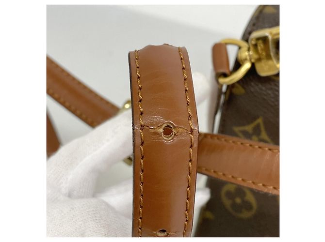 Borsa Louis Vuitton Monogram Monceau 28 Marrone - vista 7