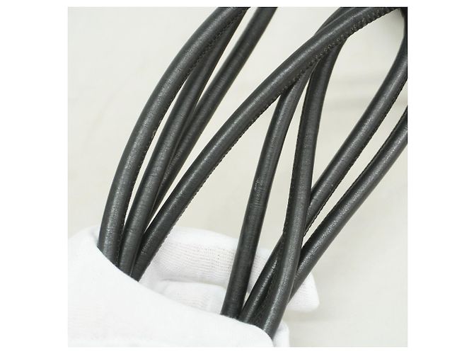 Borsa a tracolla Chanel Cambon in agnello Nero - vista 10