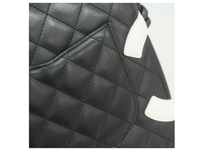 Borsa a tracolla Chanel Cambon in agnello Nero - vista 11