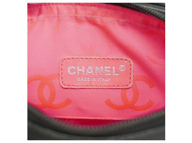 Borsa a tracolla Chanel Cambon in agnello Nero - vista 5