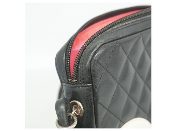 Borsa a tracolla Chanel Cambon in agnello Nero - vista 8