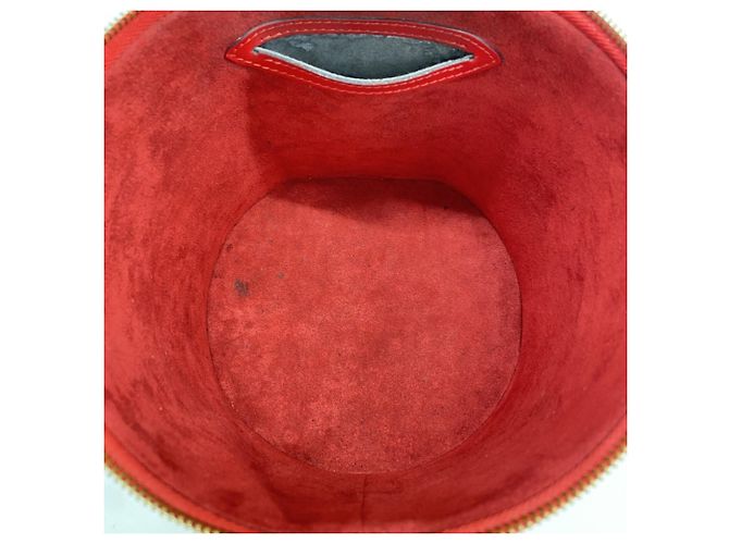 Borsa Louis Vuitton Epi Cannes M48037 Rosso - vista 4