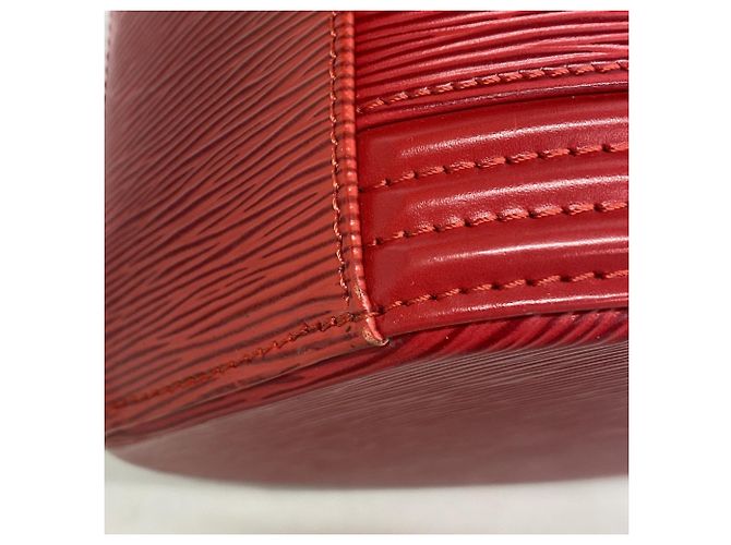 Borsa Louis Vuitton Epi Cannes M48037 Rosso - vista 7