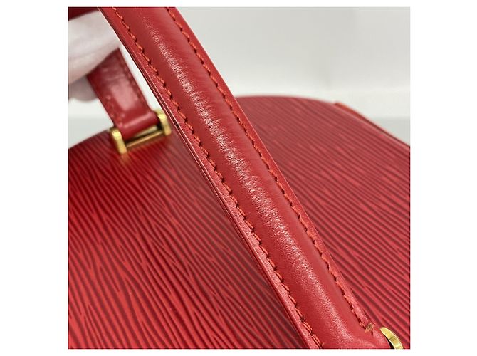 Borsa Louis Vuitton Epi Cannes M48037 Rosso - vista 9