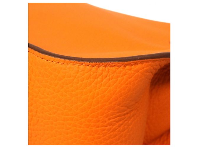 Hermès Borsa a tracolla Hermes Jypsiere 34 Arancione - vista 11