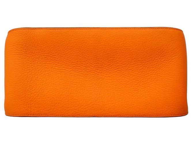 Hermès Borsa a tracolla Hermes Jypsiere 34 Arancione - vista 3