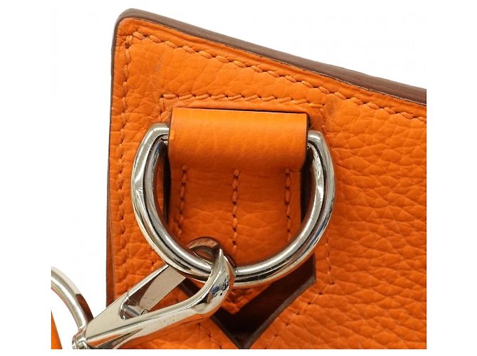Hermès Borsa a tracolla Hermes Jypsiere 34 Arancione - vista 9