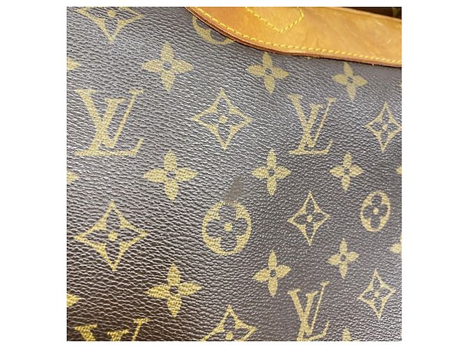 Borsa Louis Vuitton Monogram Deauville Marrone - vista 10