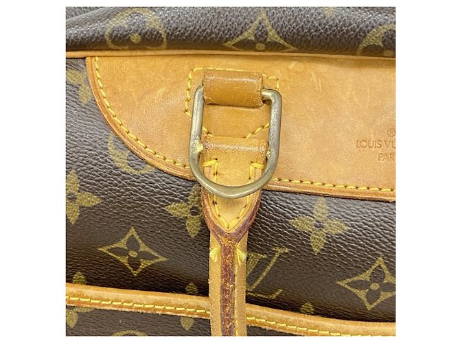 Borsa Louis Vuitton Monogram Deauville Marrone - vista 12