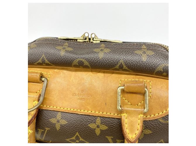 Borsa Louis Vuitton Monogram Deauville Marrone - vista 13