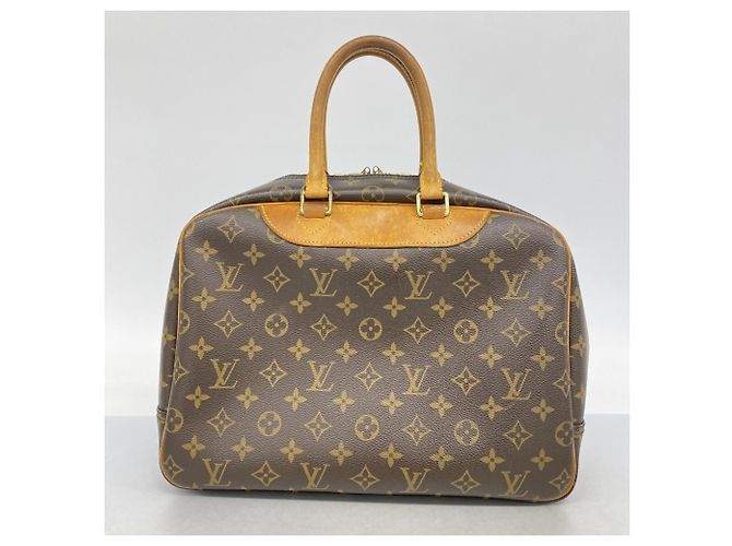 Borsa Louis Vuitton Monogram Deauville Marrone - vista 15