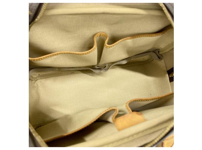 Borsa Louis Vuitton Monogram Deauville Marrone - vista 4