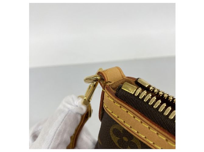 Borsa Louis Vuitton Monogram Palermo PM Marrone - vista 6