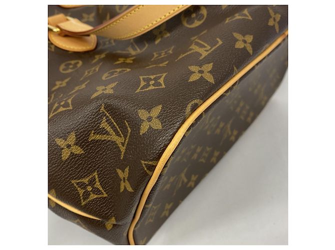 Borsa Louis Vuitton Monogram Palermo PM Marrone - vista 7