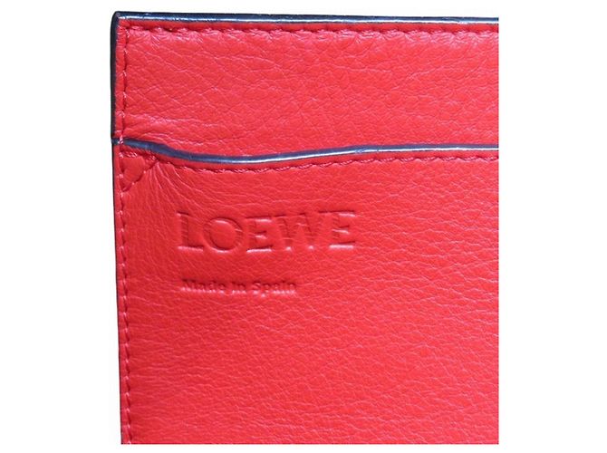 Borsa a mano Loewe Fortune Hobo 3-Way in pelle Rosso - vista 4