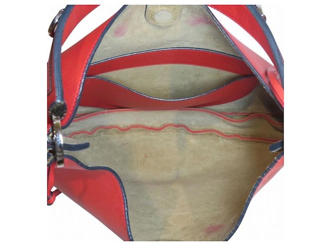 Borsa a mano Loewe Fortune Hobo 3-Way in pelle Rosso - vista 6