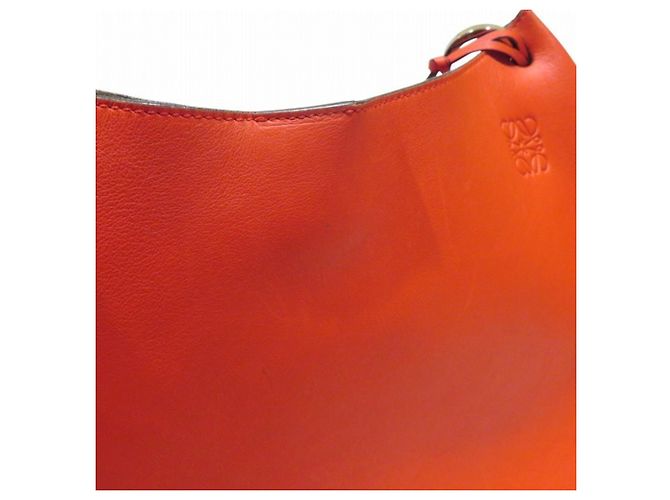 Borsa a mano Loewe Fortune Hobo 3-Way in pelle Rosso - vista 9
