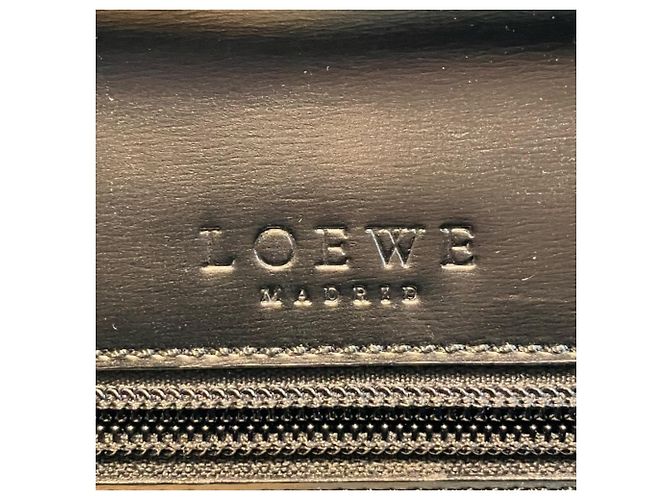 Valigetta in pelle nera Loewe Nero - vista 4