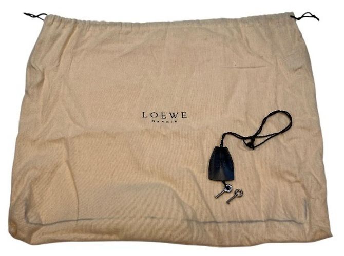 Valigetta in pelle nera Loewe Nero - vista 5