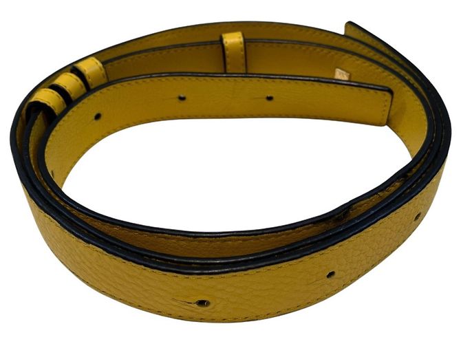 Borsa a mano Hammock Small in pelle Loewe Giallo - vista 5