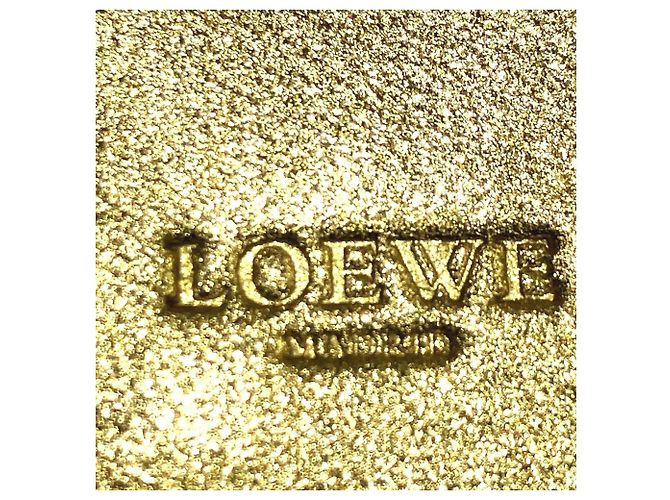 Cartera tríptico Loewe en piel dorada Dorado - vista 4