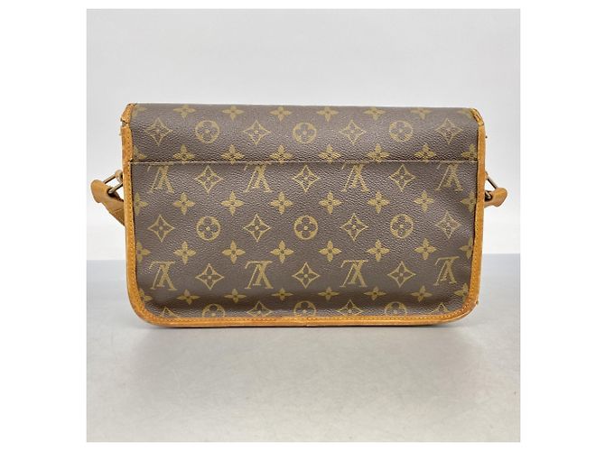 Bolsa de Ombro Louis Vuitton Monogram Gibeciere MM Marrom - vista 15