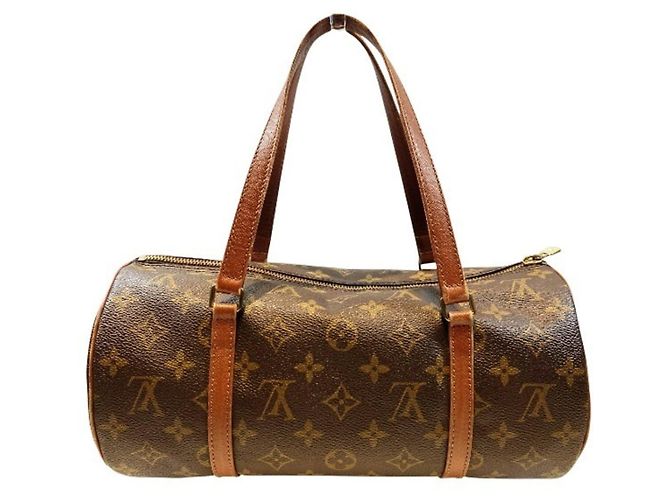Borsa Louis Vuitton Monogram Old Papillon 30 da donna Marrone - vista 2