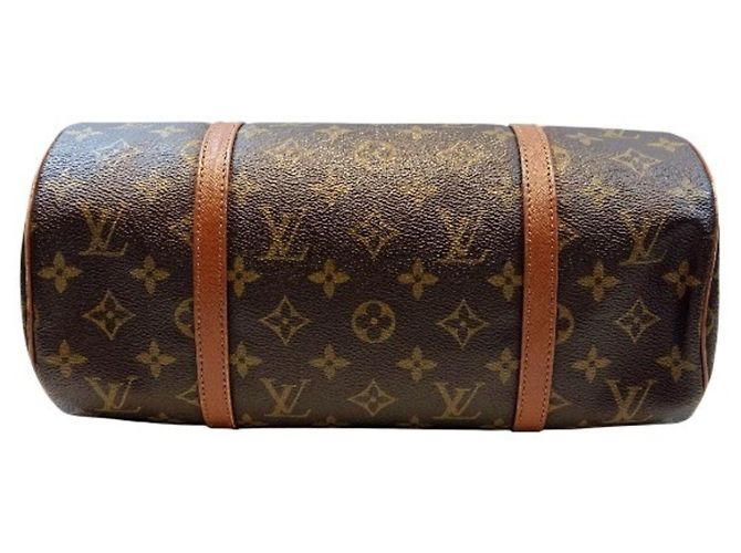 Borsa Louis Vuitton Monogram Old Papillon 30 da donna Marrone - vista 3