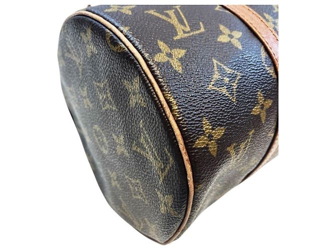 Borsa Louis Vuitton Monogram Old Papillon 30 da donna Marrone - vista 5