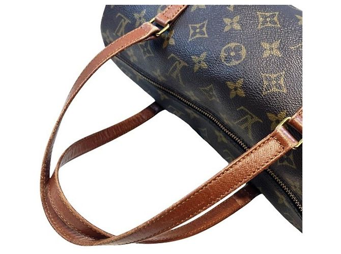 Borsa Louis Vuitton Monogram Old Papillon 30 da donna Marrone - vista 9