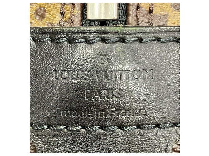 Borsa Portadocumenti Voyage Monogram Macassar Louis Vuitton Marrone - vista 4