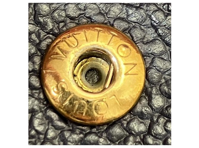 Louis Vuitton Monogram Empreinte Portefeuille Emilie M68327 Long Wallet Nero Rosso - vista 9