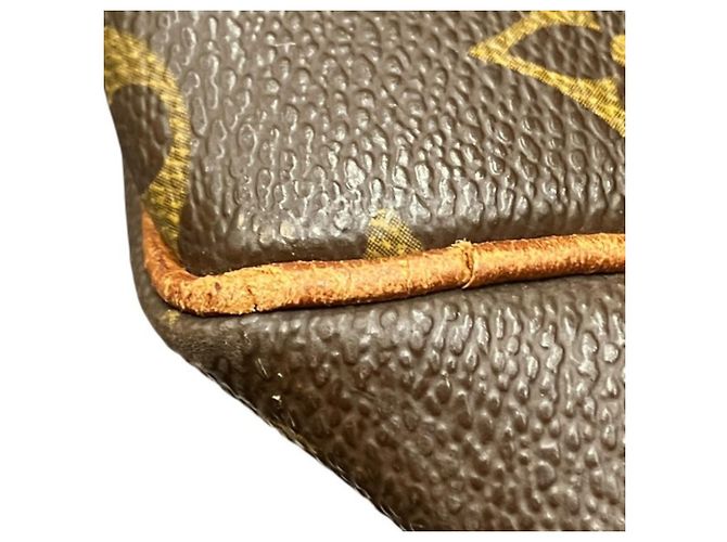Borsa Louis Vuitton Monogram Keepall Bandoulière 60 Marrone - vista 6