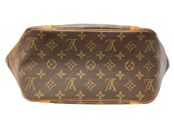 Louis Vuitton Monogram Sac Shopping Borsa e Tote Bag Marrone - vista 3