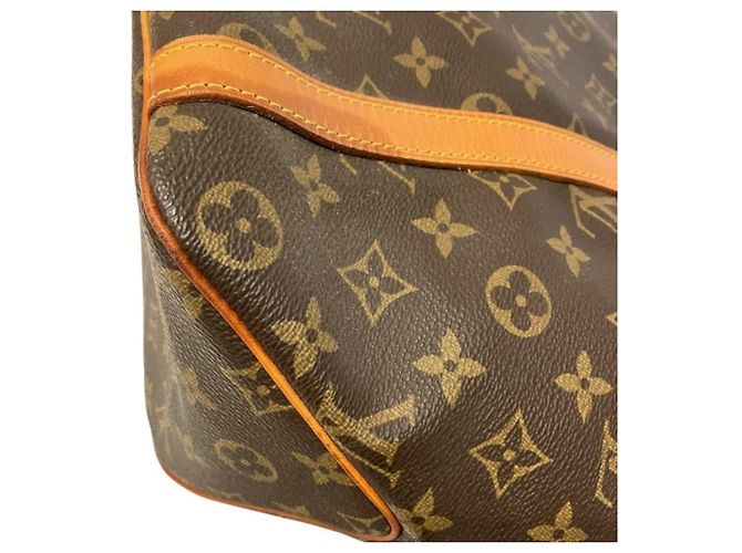 Louis Vuitton Monogram Sac Shopping Borsa e Tote Bag Marrone - vista 9
