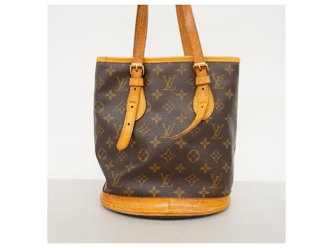 Louis Vuitton Monogram Bucket PM Tragetasche Braun - Ansicht 12