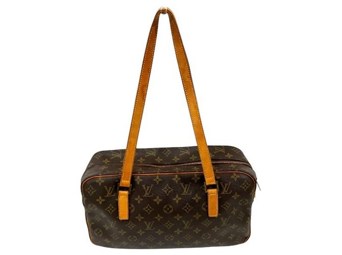 Borsa Louis Vuitton Monogram Cite MM Marrone - vista 2